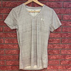 Under Armour Striped V-Neck T-Shirt